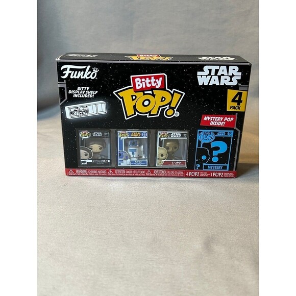 Star Wars Funko Pop Bitty Pop 4 Pack with Mystery Pop - Picture 1 of 3